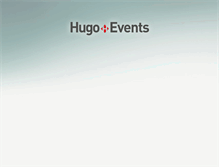 Tablet Screenshot of hugoevents.com